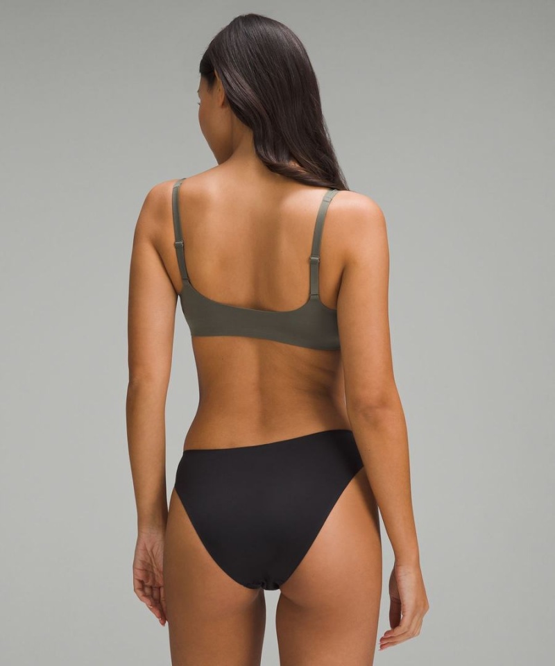 Lululemon Wundermost Ultra-Soft Nulu Scoop-Neck Bralette A–D Cups Sport BH Dam Gröna Sverige | CWRDNZ084