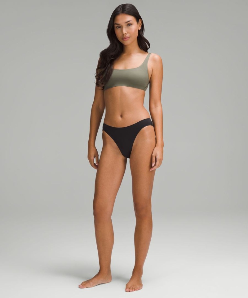 Lululemon Wundermost Ultra-Soft Nulu Scoop-Neck Bralette A–D Cups Sport BH Dam Gröna Sverige | CWRDNZ084