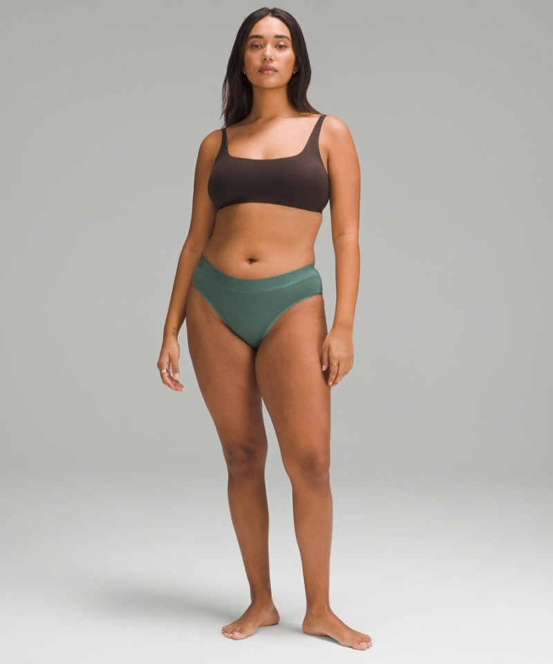 Lululemon Wundermost Ultra-Soft Nulu Scoop-Neck Bralette A–D Cups Sport BH Dam Choklad Sverige | ZMIUGV256