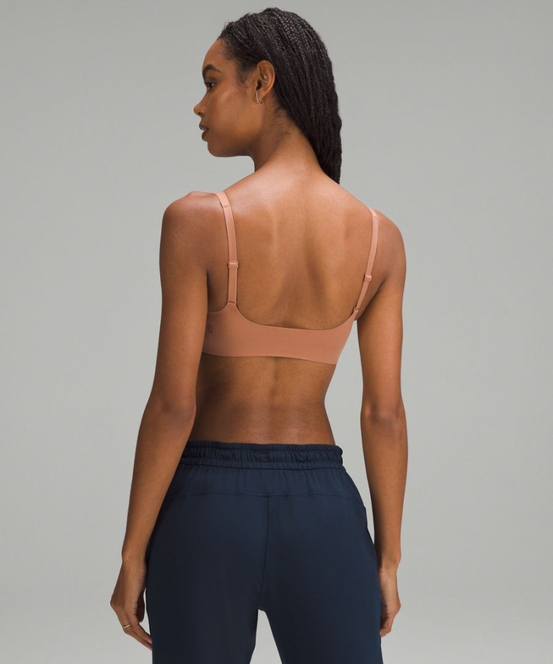 Lululemon Wundermost Ultra-Soft Nulu Scoop-Neck Bralette A–D Cups Sport BH Dam Bruna Sverige | RYXEBO687