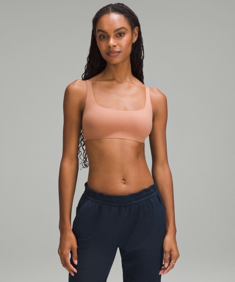 Lululemon Wundermost Ultra-Soft Nulu Scoop-Neck Bralette A–D Cups Sport BH Dam Bruna Sverige | RYXEBO687