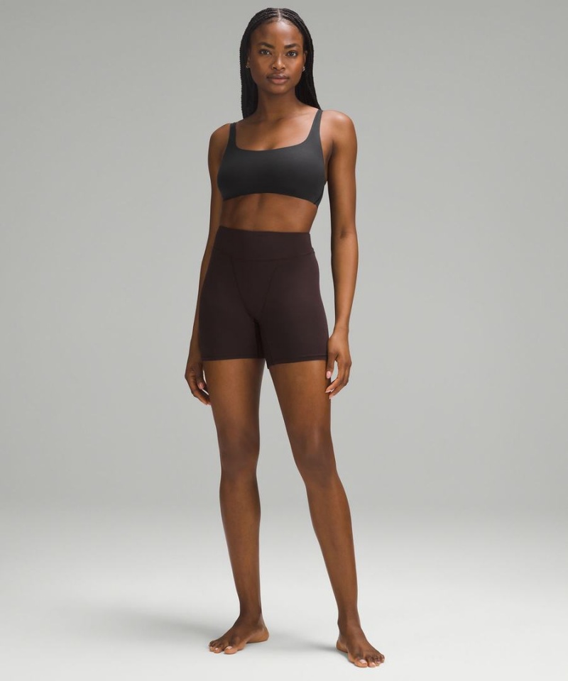 Lululemon Wundermost Ultra-Soft Nulu Scoop-Neck Bralette A–D Cups Sport BH Dam Svarta Sverige | WBIRGP810