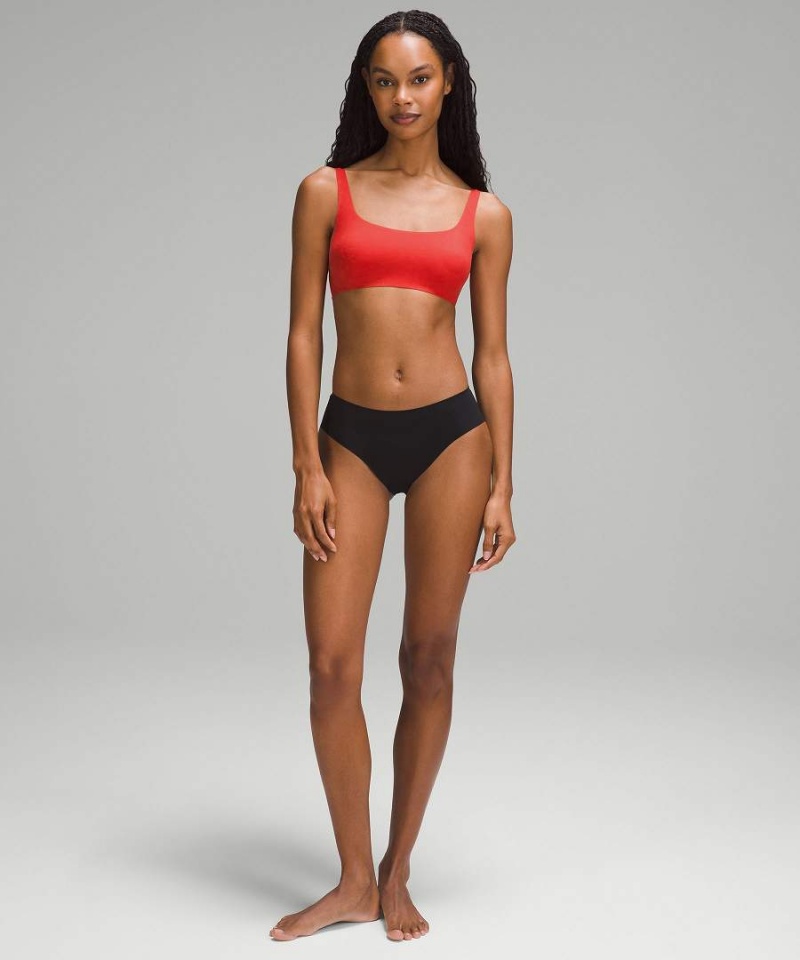 Lululemon Wundermost Ultra-Soft Nulu Scoop-Neck Bralette A–D Cups Sport BH Dam Röda Sverige | ZQWJGX961