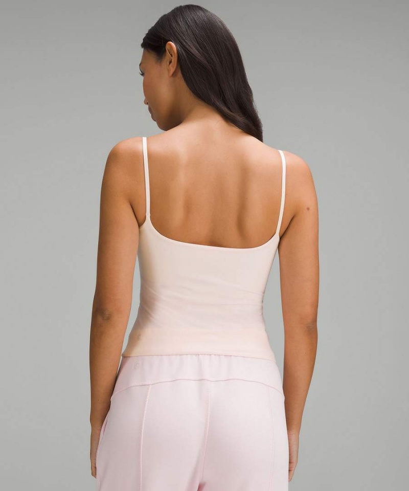 Lululemon Wundermost Ultra-Soft Nulu Spaghetti-Rem Cami Linne Dam Ljusröda Sverige | CHANUS912