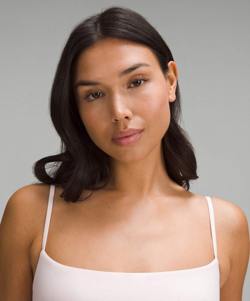 Lululemon Wundermost Ultra-Soft Nulu Spaghetti-Rem Cami Linne Dam Ljusröda Sverige | CHANUS912