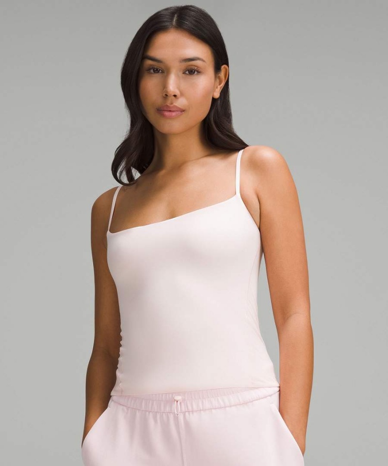 Lululemon Wundermost Ultra-Soft Nulu Spaghetti-Rem Cami Linne Dam Ljusröda Sverige | CHANUS912