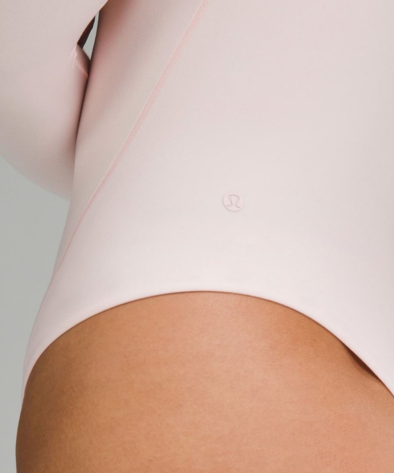 Lululemon Wundermost Ultra-Soft Nulu Square-Neck Long-Sleeve Body Dam Ljusröda Sverige | KQRDFG613