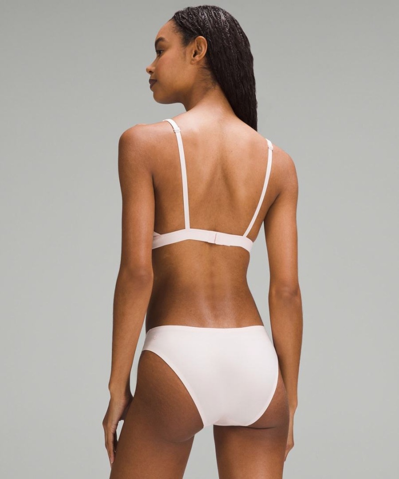 Lululemon Wundermost Ultra-Soft Nulu Triangle Bralette A–D Cups Sport BH Dam Ljusröda Sverige | VNFZAT475