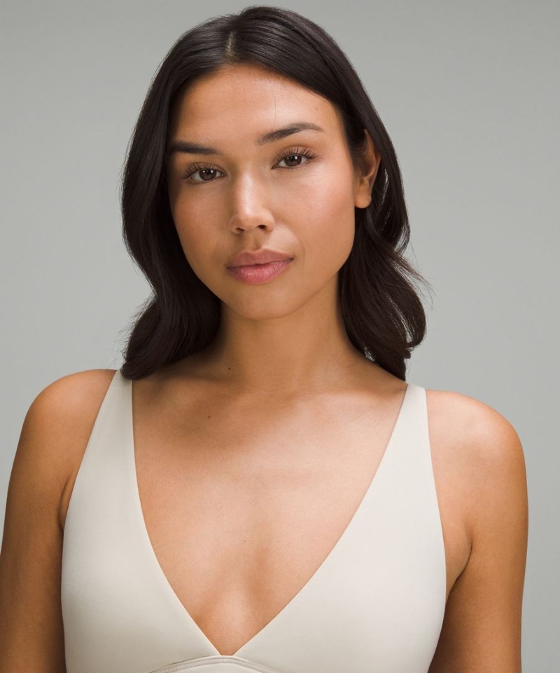 Lululemon Wundermost Ultra-Soft Nulu Triangle Bralette A–D Cups Sport BH Dam Bruna Sverige | BZCWMI678