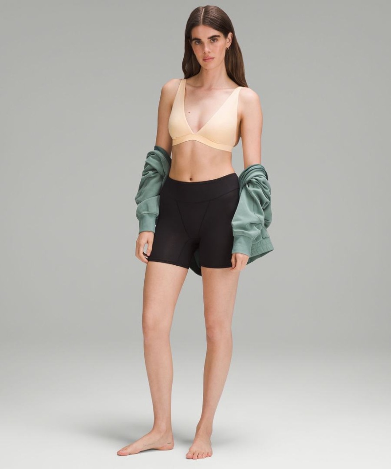 Lululemon Wundermost Ultra-Soft Nulu Triangle Bralette A–D Cups Sport BH Dam Beige Sverige | EADMIY581