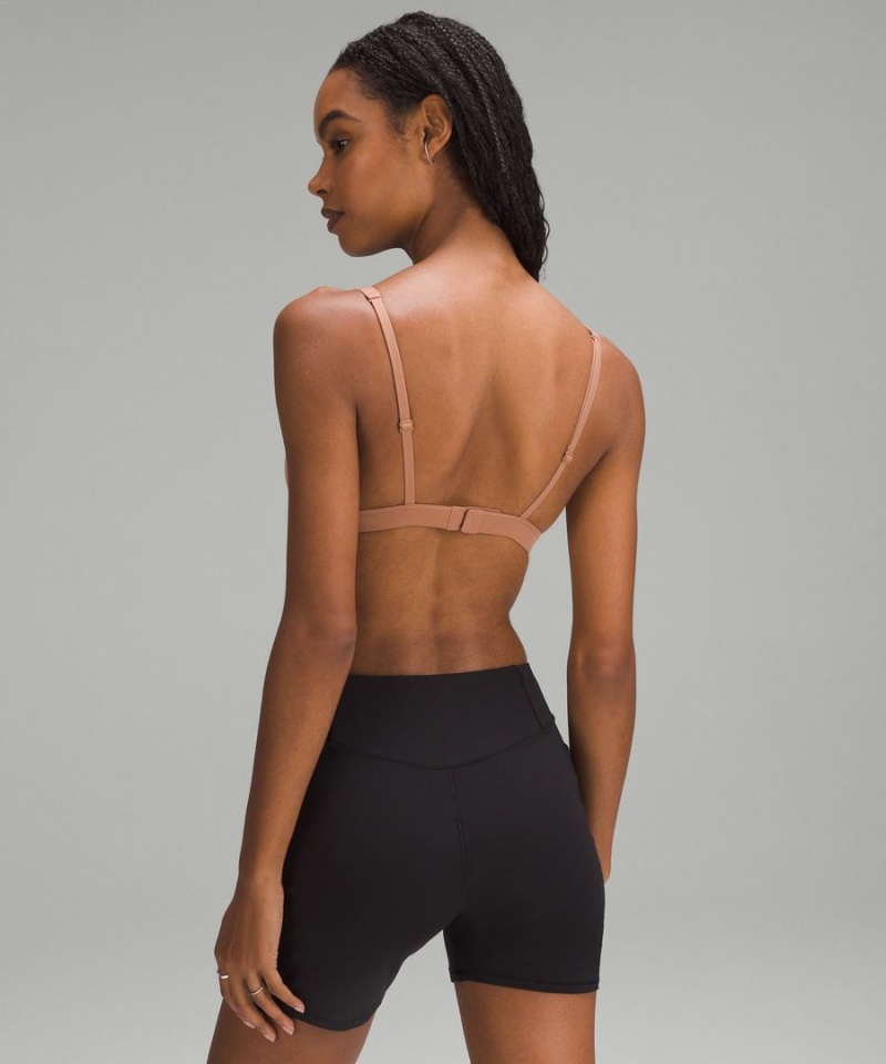 Lululemon Wundermost Ultra-Soft Nulu Triangle Bralette A–D Cups Sport BH Dam Bruna Sverige | EGBQHJ925