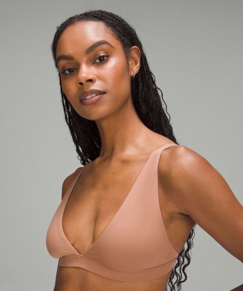 Lululemon Wundermost Ultra-Soft Nulu Triangle Bralette A–D Cups Sport BH Dam Bruna Sverige | EGBQHJ925