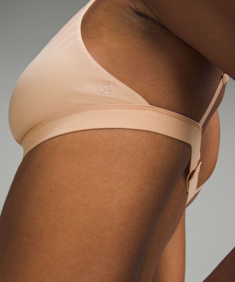 Lululemon Wundermost Ultra-Soft Nulu Triangle Bralette A–D Cups Sport BH Dam Beige Sverige | QTVUXA542