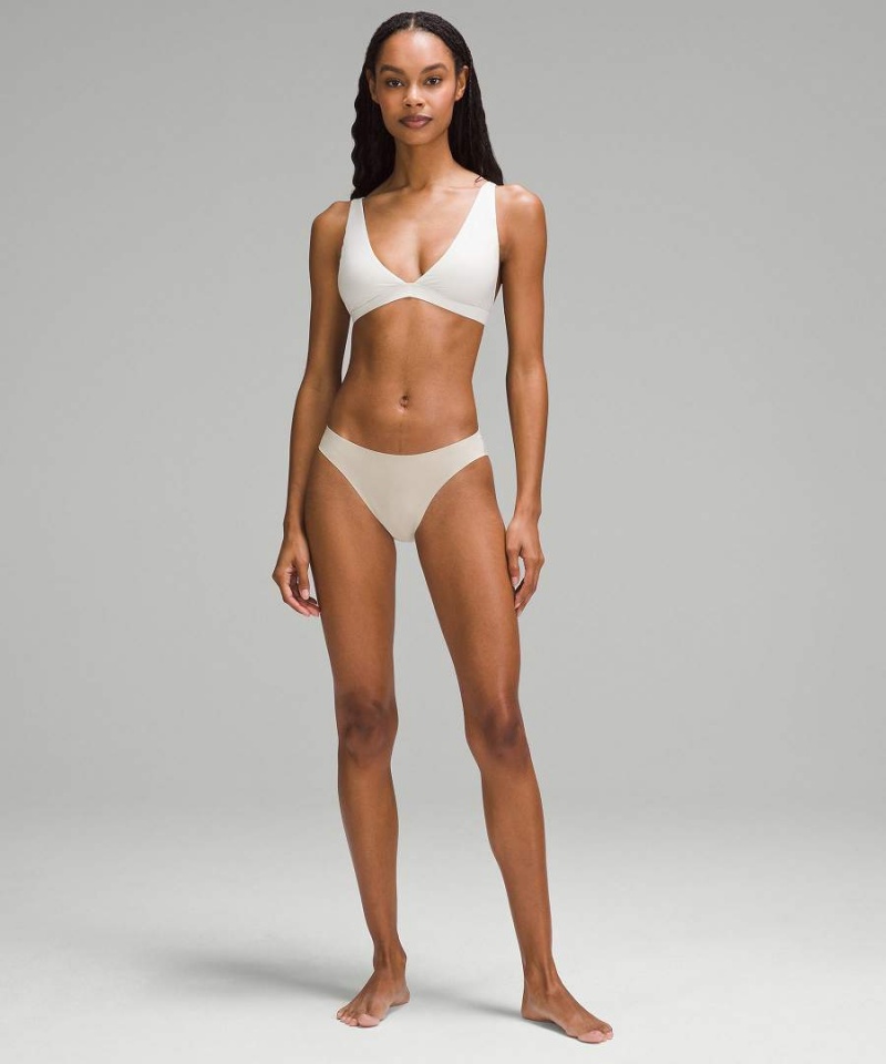 Lululemon Wundermost Ultra-Soft Nulu Triangle Bralette A–D Cups Sport BH Dam Beige Sverige | WICHYL347