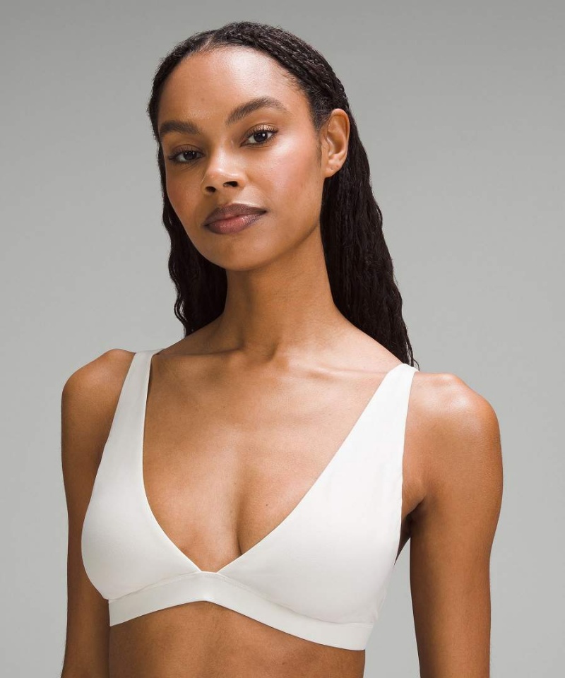 Lululemon Wundermost Ultra-Soft Nulu Triangle Bralette A–D Cups Sport BH Dam Beige Sverige | WICHYL347