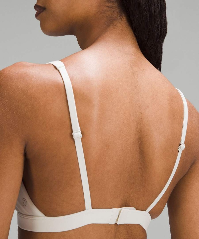 Lululemon Wundermost Ultra-Soft Nulu Triangle Bralette A–D Cups Sport BH Dam Beige Sverige | WICHYL347