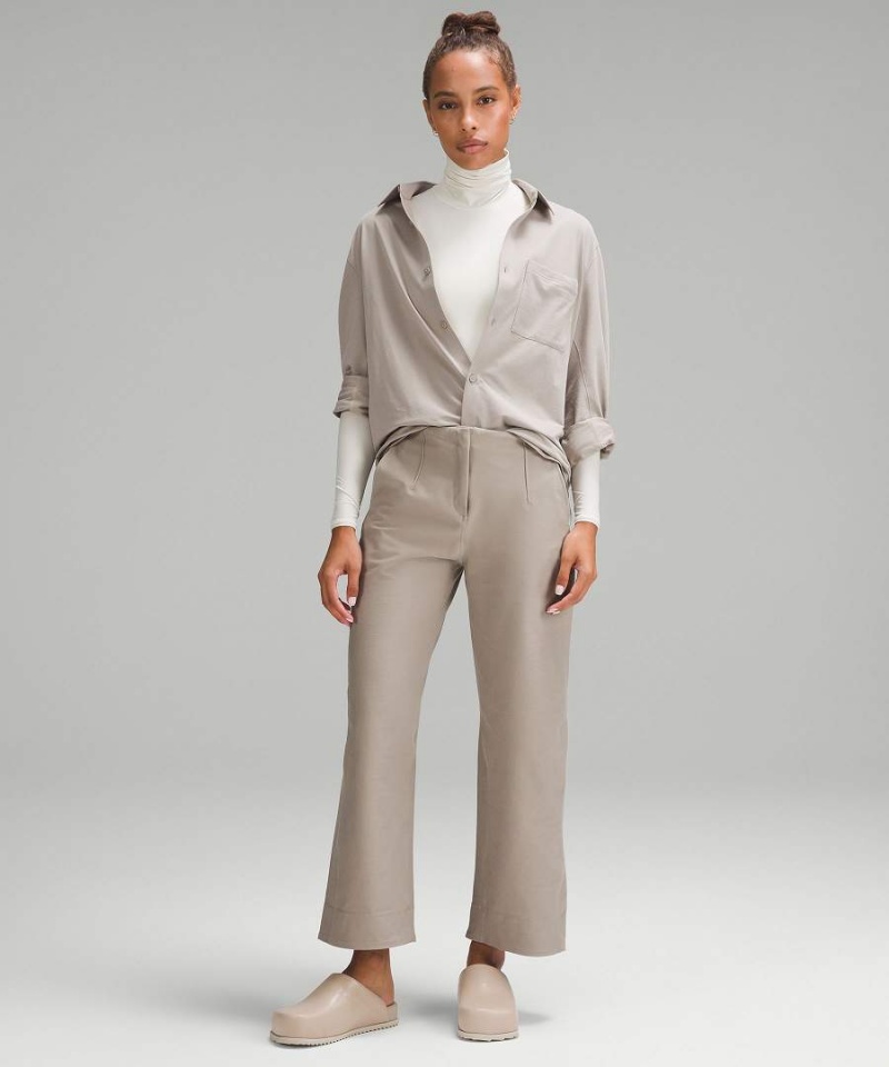 Lululemon Wundermost Ultra-Soft Nulu Turtleneck Body Dam Beige Sverige | SJOQZR590