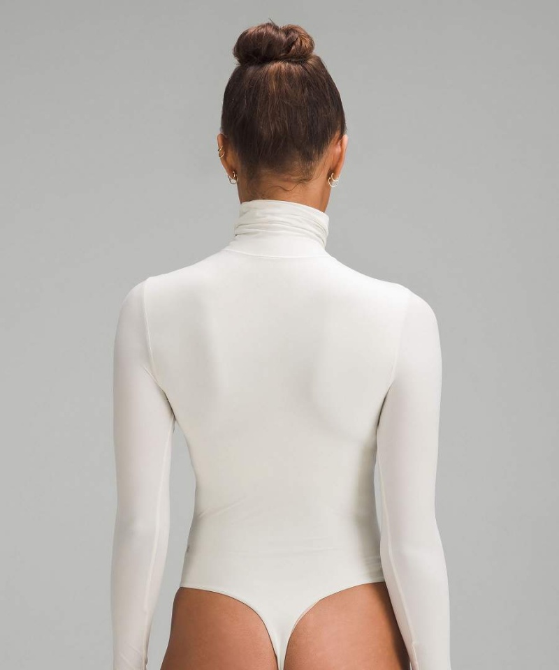 Lululemon Wundermost Ultra-Soft Nulu Turtleneck Body Dam Beige Sverige | SJOQZR590
