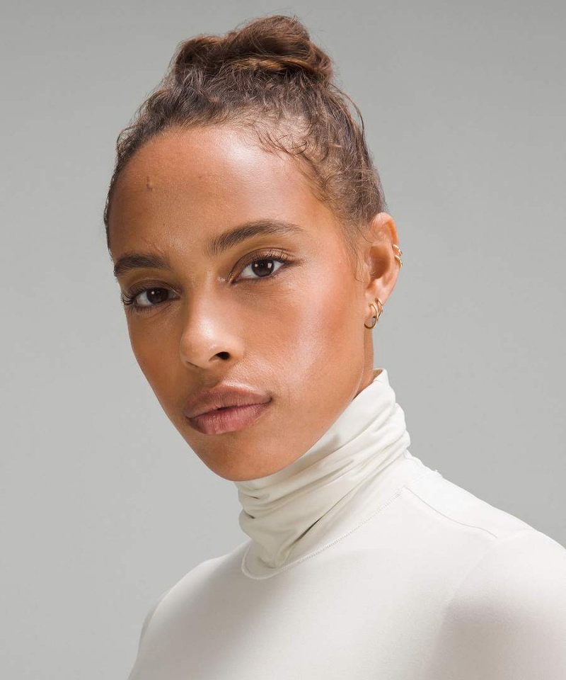 Lululemon Wundermost Ultra-Soft Nulu Turtleneck Body Dam Beige Sverige | SJOQZR590