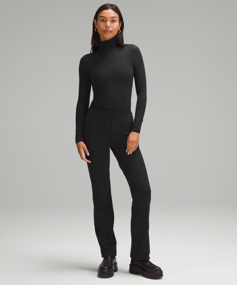 Lululemon Wundermost Ultra-Soft Nulu Turtleneck Body Dam Svarta Sverige | BQFRJZ920