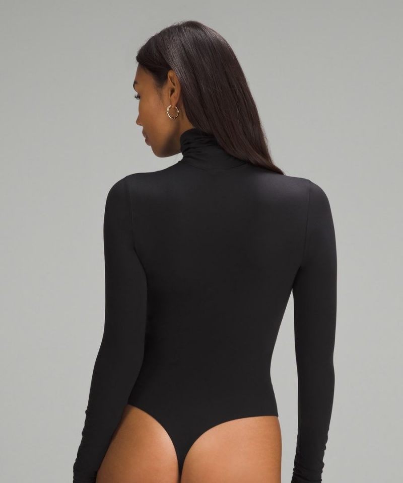 Lululemon Wundermost Ultra-Soft Nulu Turtleneck Body Dam Svarta Sverige | BQFRJZ920