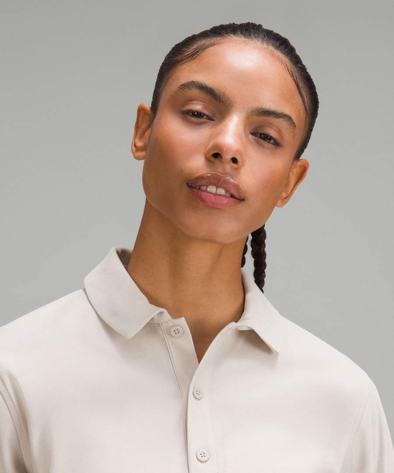Lululemon lab Cupro Cropped Long-Sleeve Piketröja Dam Grå Sverige | SJREDX806