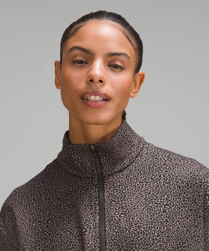 Lululemon lab Double-Knit Jacquard Half Zip Tröjor Dam Svarta Sverige | NMFYVU014