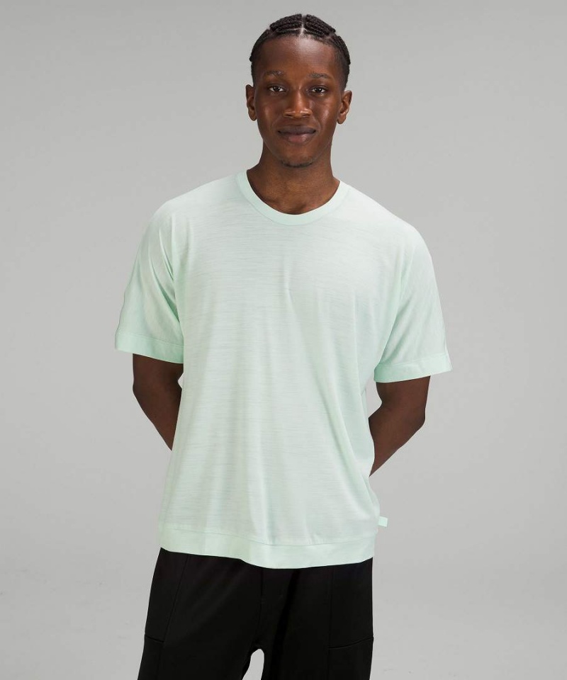 Lululemon lab Merino Ull-Blend T-shirt Herr Gröna Sverige | BIHUKD081