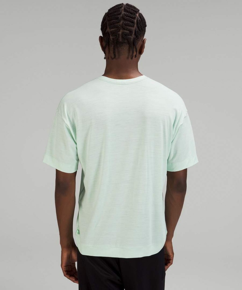 Lululemon lab Merino Ull-Blend T-shirt Herr Gröna Sverige | BIHUKD081
