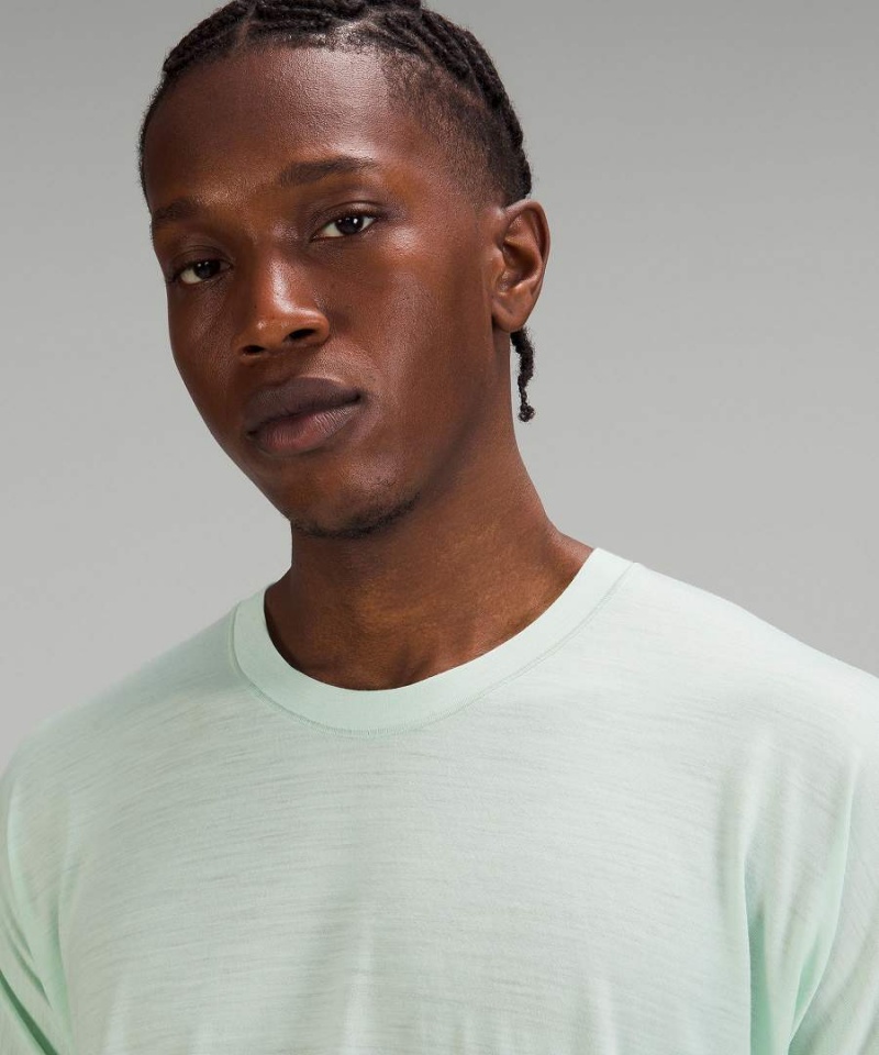 Lululemon lab Merino Ull-Blend T-shirt Herr Gröna Sverige | BIHUKD081