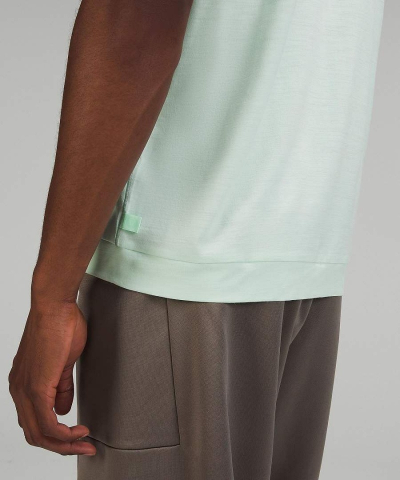 Lululemon lab Merino Ull-Blend T-shirt Herr Gröna Sverige | BIHUKD081
