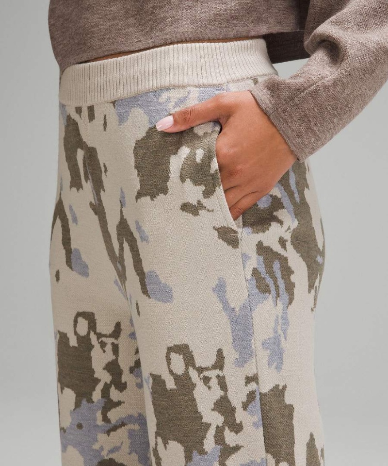 Lululemon lab Merino Ull-Knit High-Rise Slouch Byxor Dam Olika Färger Sverige | QBOPVA021