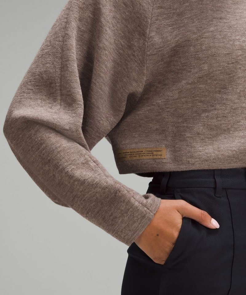 Lululemon lab Merino Ull-Knit Oversized Tröjor Dam Marinblå Olika Färger Sverige | XYLORA634