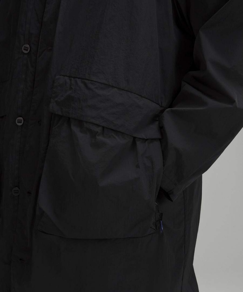 Lululemon lab Oversized Long Rockar Herr Svarta Sverige | CBHNEP193