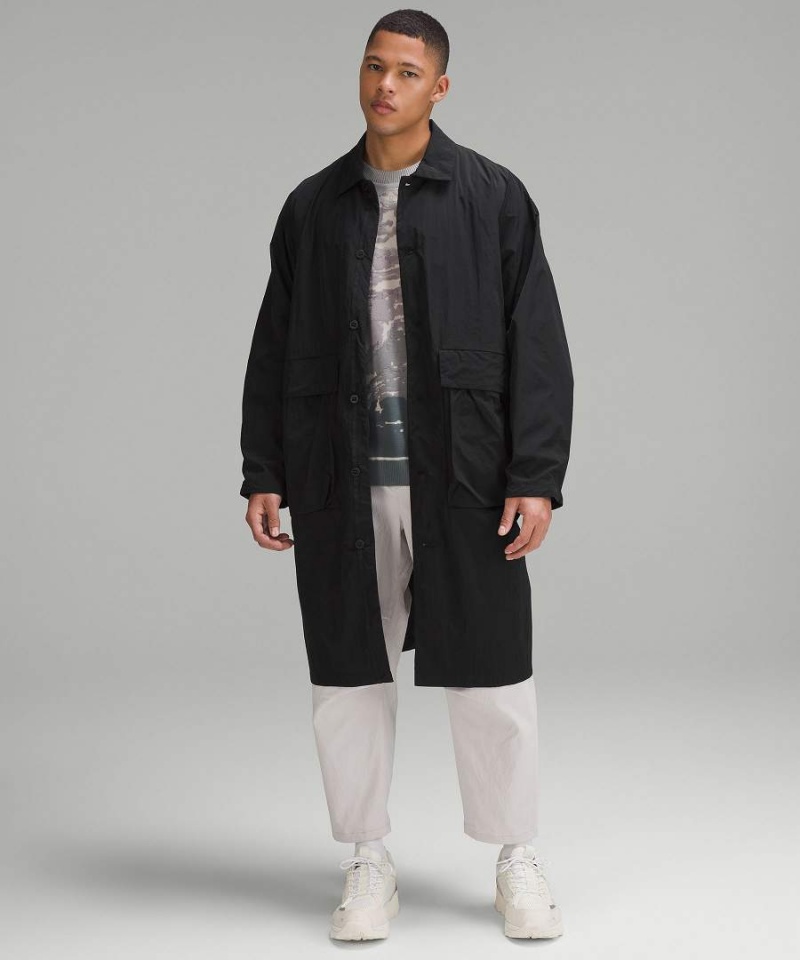 Lululemon lab Oversized Long Rockar Herr Svarta Sverige | CBHNEP193