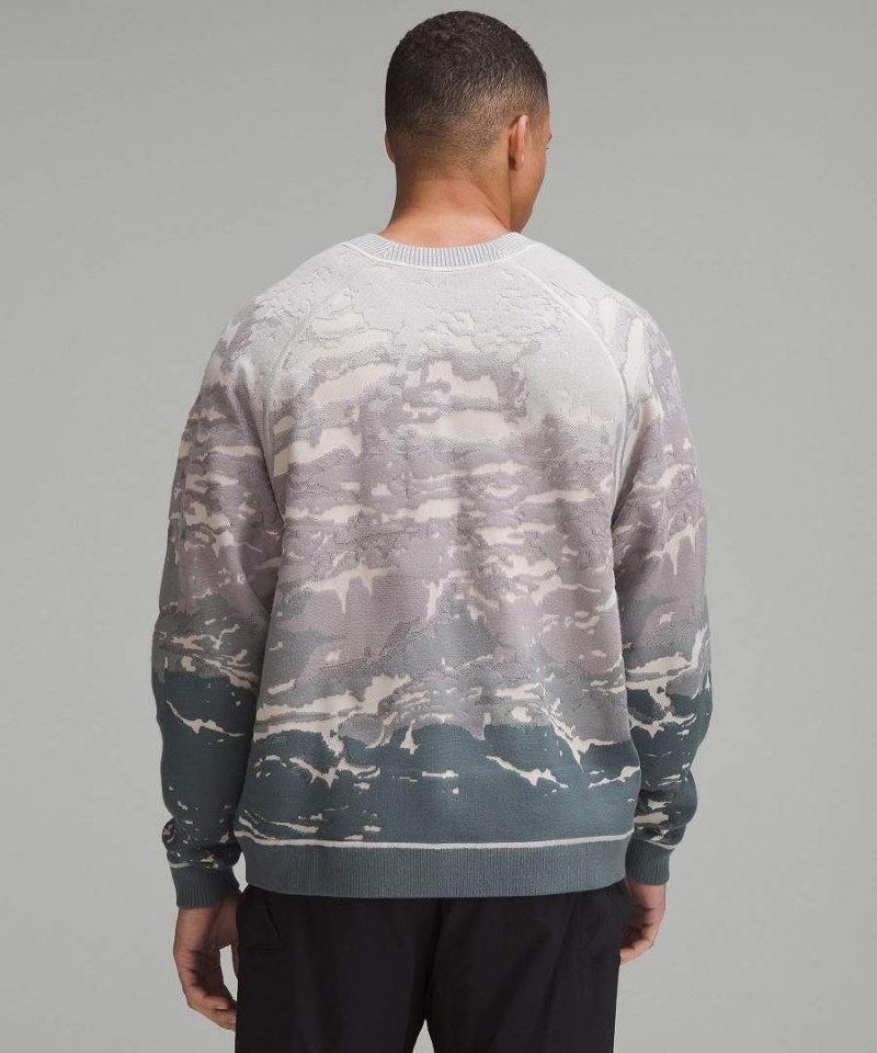 Lululemon lab Textured Jacquard Tröjor Herr Ljusolika Färger Sverige | DKCITQ096