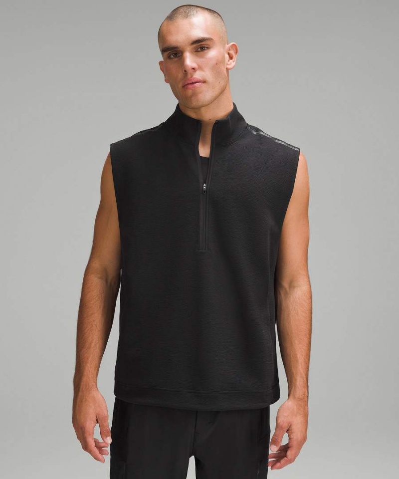 Lululemon Ärmlös Half Zip Jordan Clarkson Tröjor Herr Svarta Sverige | CLEHMI385